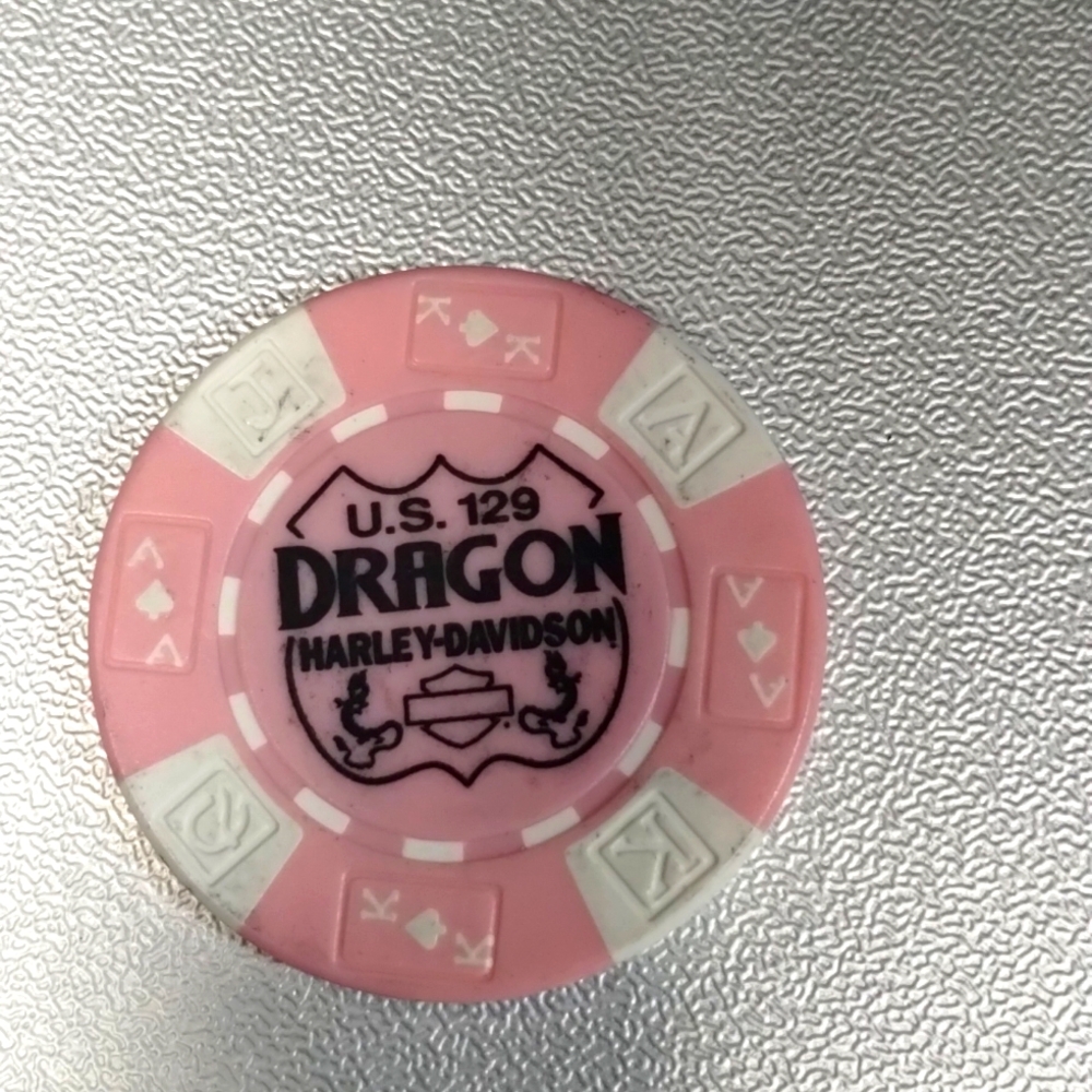 The dragon us129 Harley Davidson poker chip